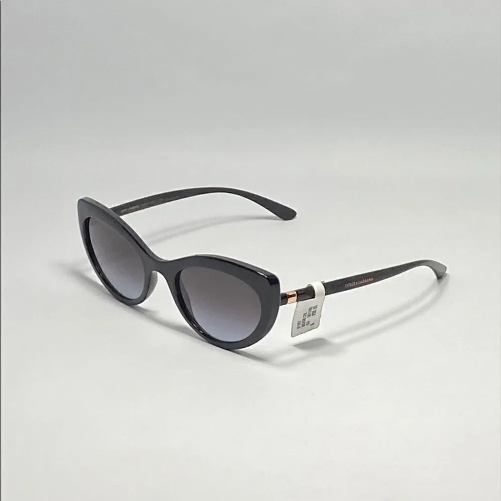 Dolce
& Gabbana Black Cat Eye Sunglasses 53mm